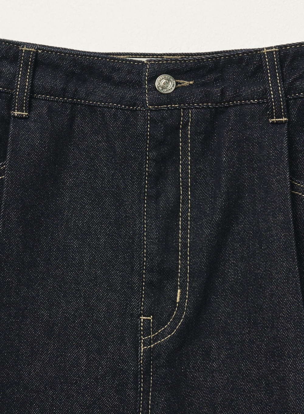 Wide Flare Denim Pants - Indigo | ファッション通販サイト NUGU
