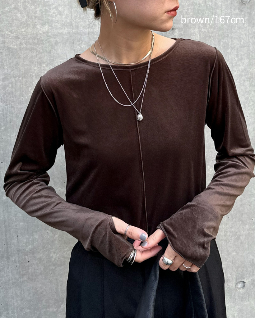 シアーベロアロンTee | ファッション通販サイト NUGU