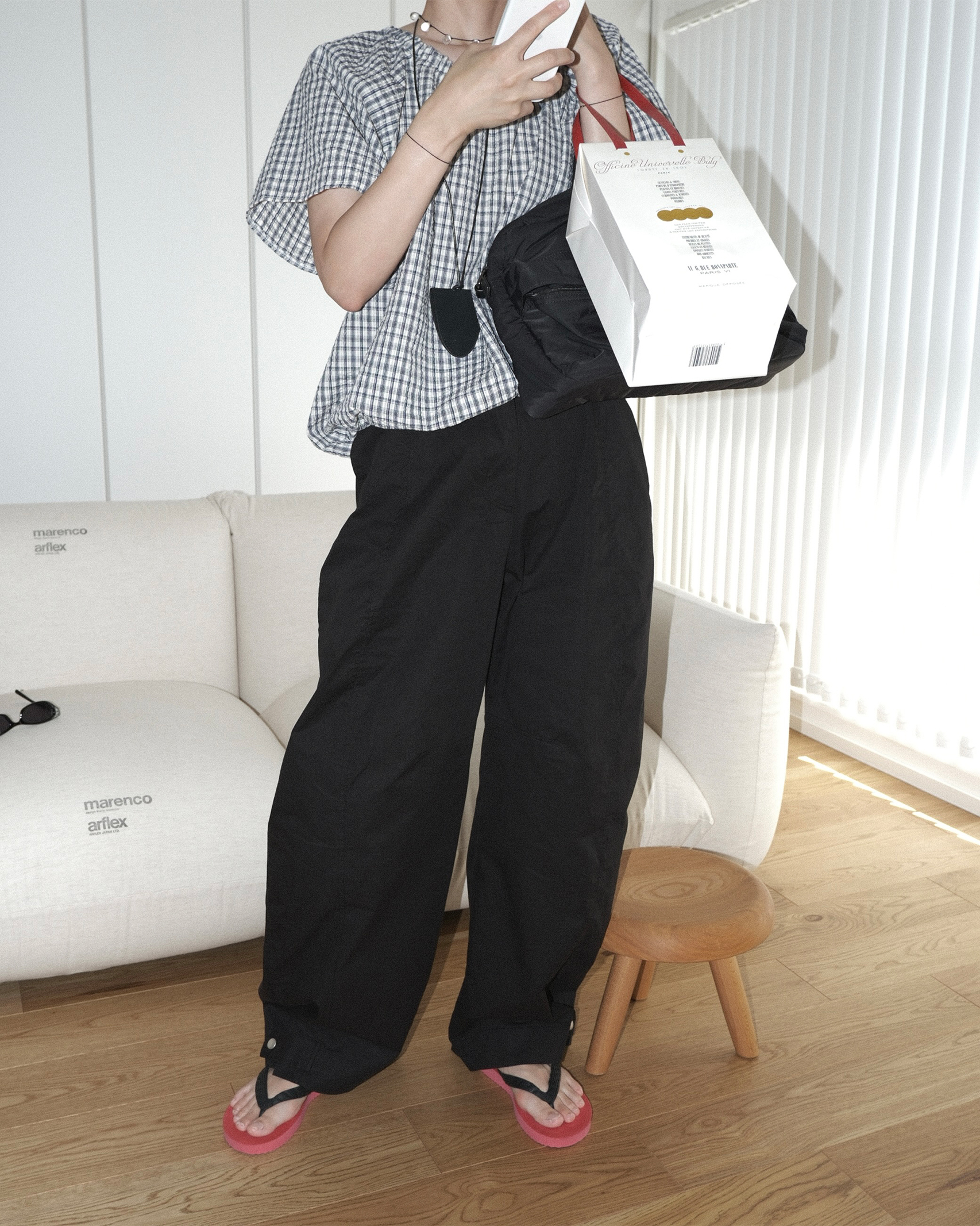 スナップボタンバルーンパンツ | ファッション通販サイト NUGU