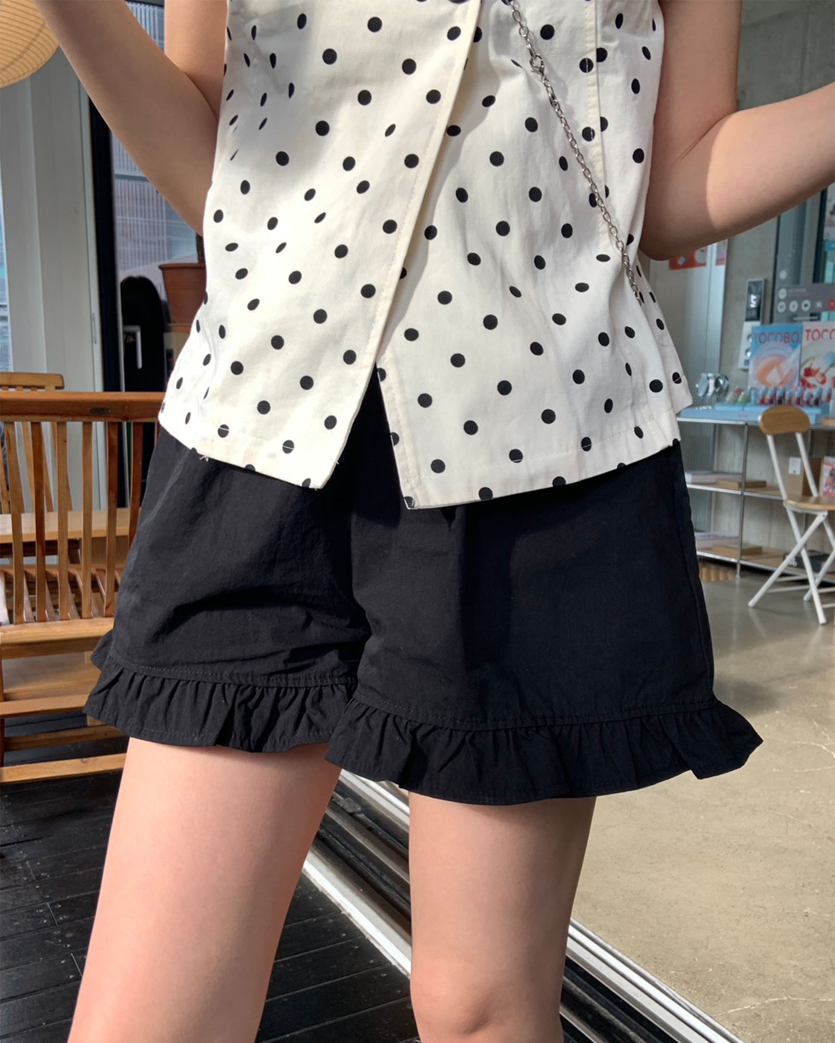 ラッフルポイントショートパンツ