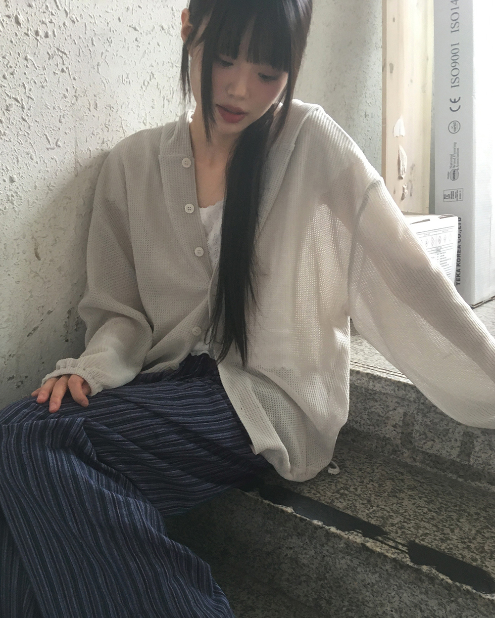 DEVGRU デブグルー GONZGIRL ゴンズガール 142cm レディース パール襟配色テレコトップス[sf1148] | レディースファッション