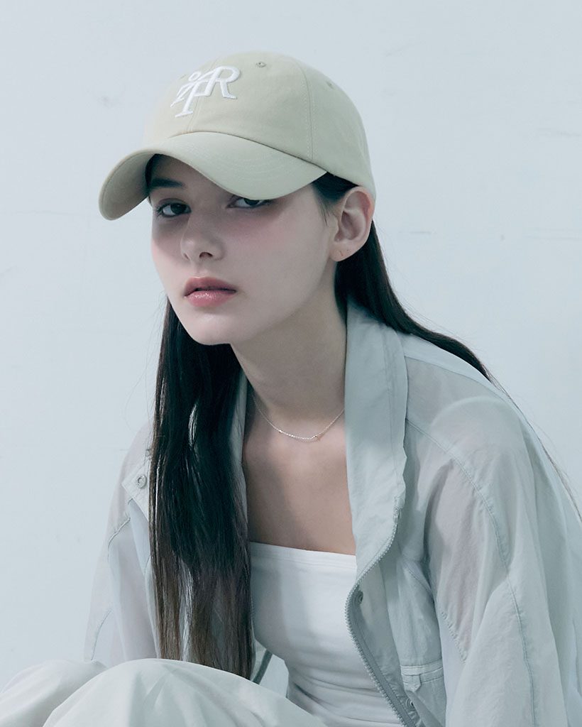 Signature Typo Stitch Cap [BEIGE] | ファッション通販サイト NUGU