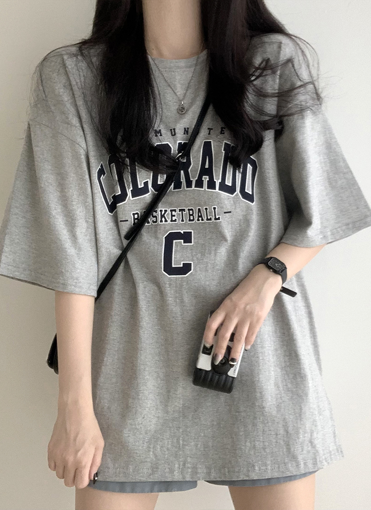 プリントオーバーサイズ半袖Tシャツ | ファッション通販サイト NUGU