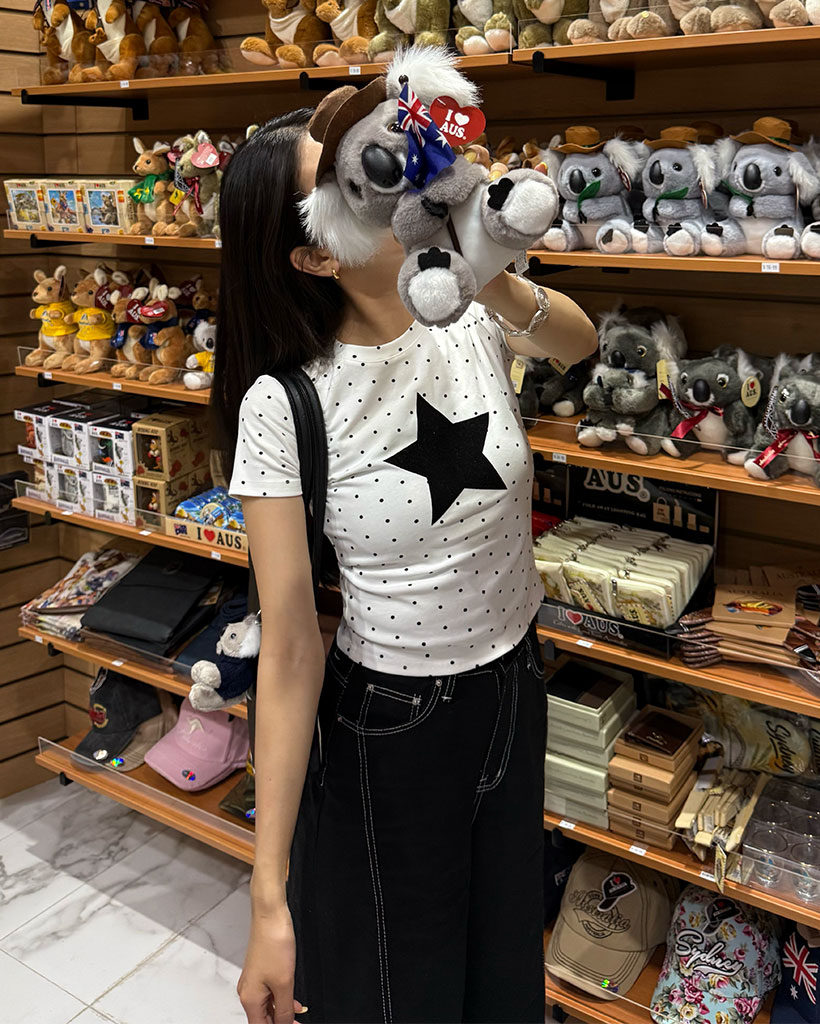 ビックスタードポイントット半袖Tシャツ