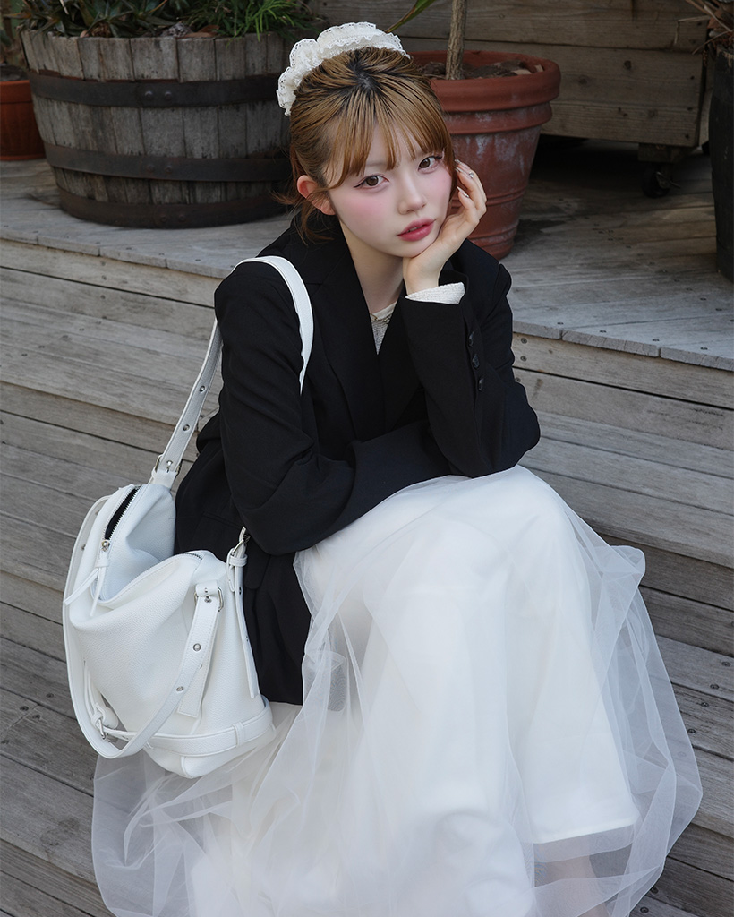 オーバーフィットシングルジャケット