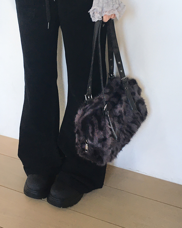 レオパード柄ファーショルダーバッグ | ファッション通販サイト NUGU