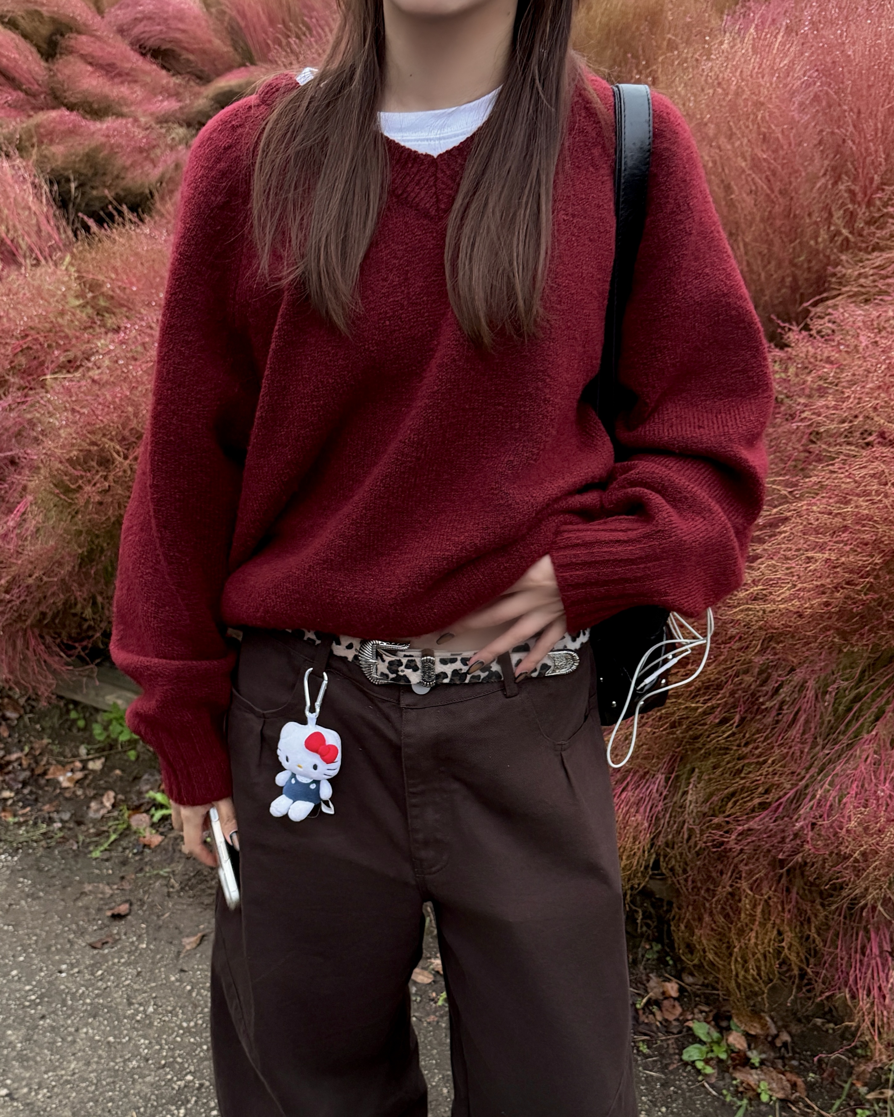 Vネックビッグニット | ファッション通販サイト NUGU