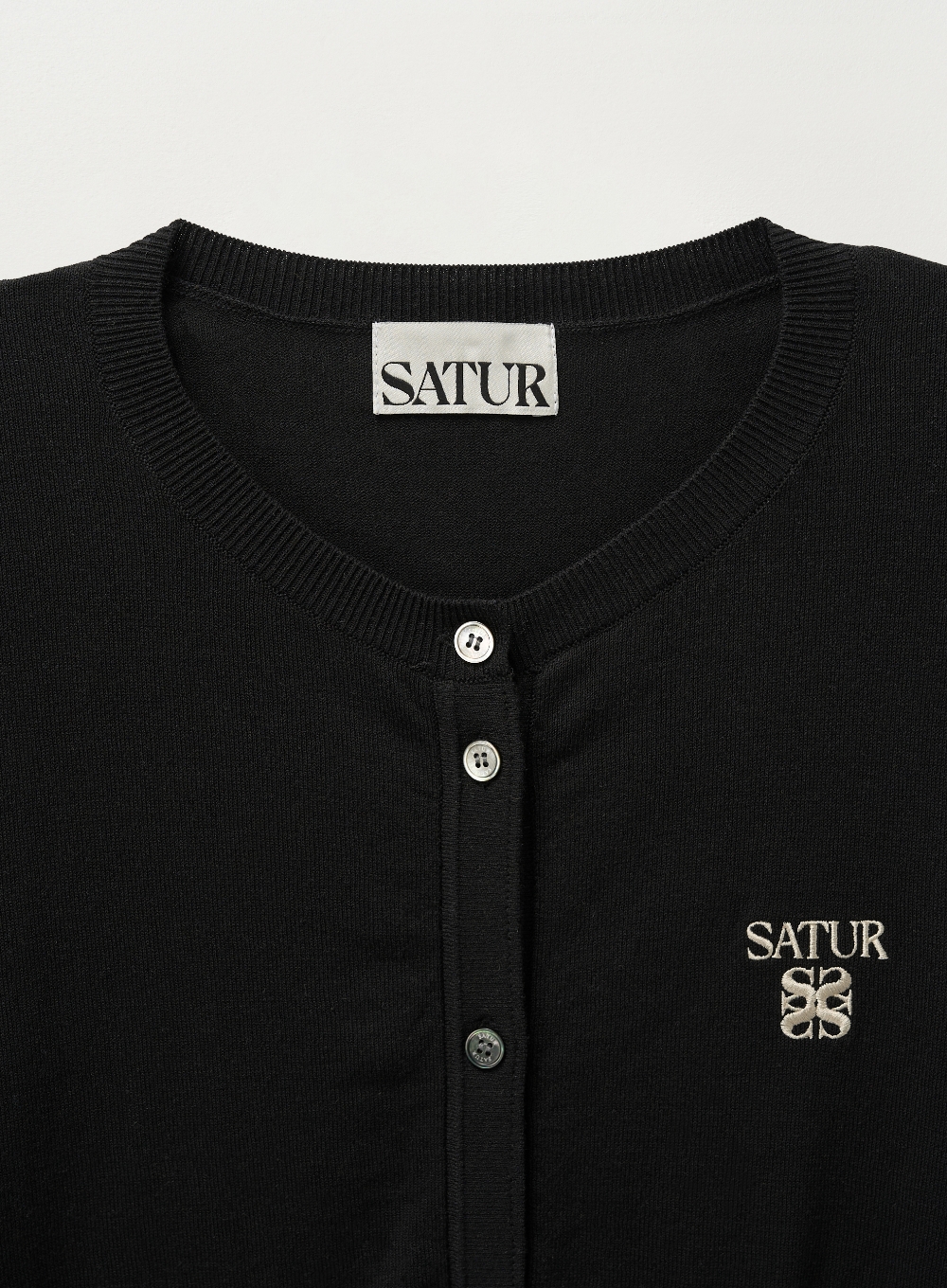 W) Light Weight Knit Cardigan - Black | ファッション通販