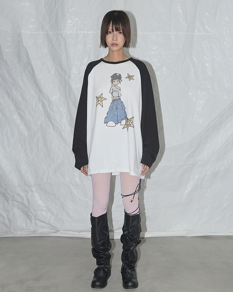 Influencer pick] Pony Star Long Sleeve (Black) F25QB095