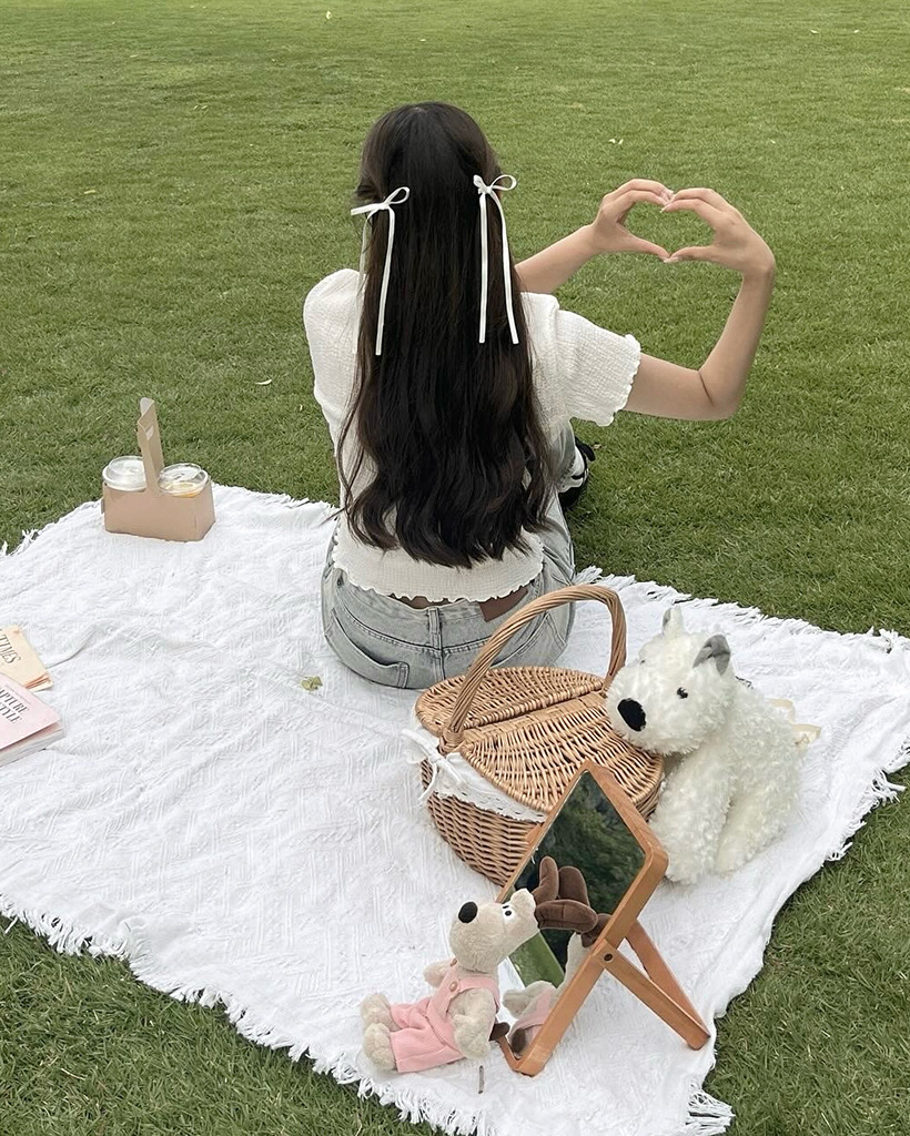 2pcs)サテンリボンヘアピンセット | ファッション通販サイト NUGU