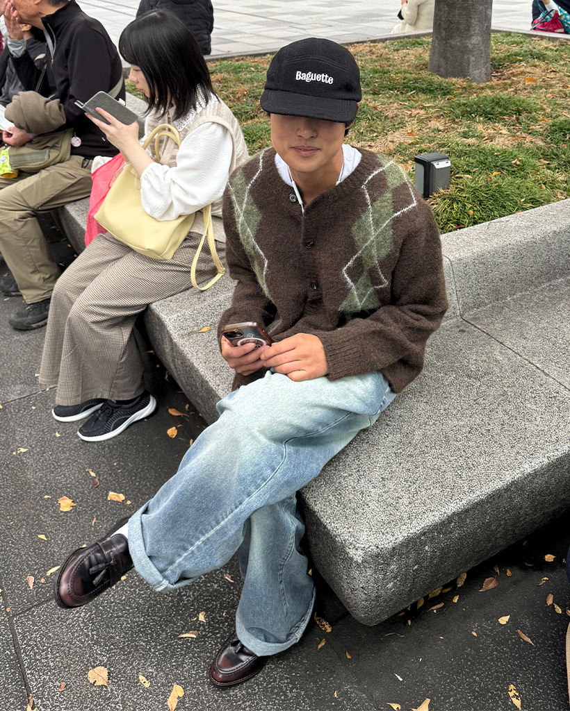 モヘアアーガイルカーディガン | ファッション通販サイト NUGU