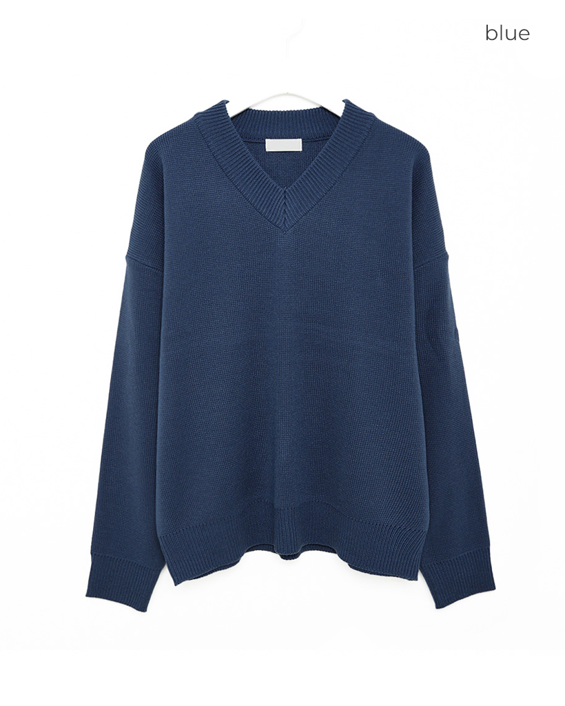 ベーシックVネックニット | ファッション通販サイト NUGU