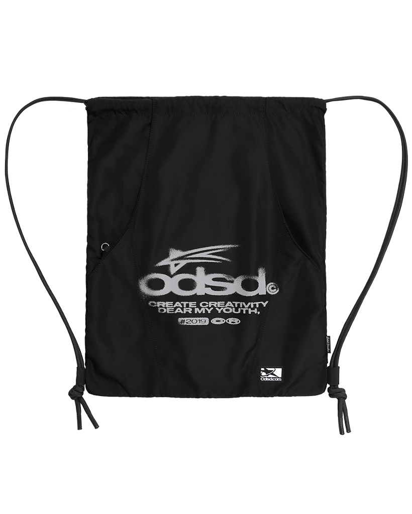 20%クーポン+最安値挑戦]Odsd Curved Sporty String Bag - BLACK