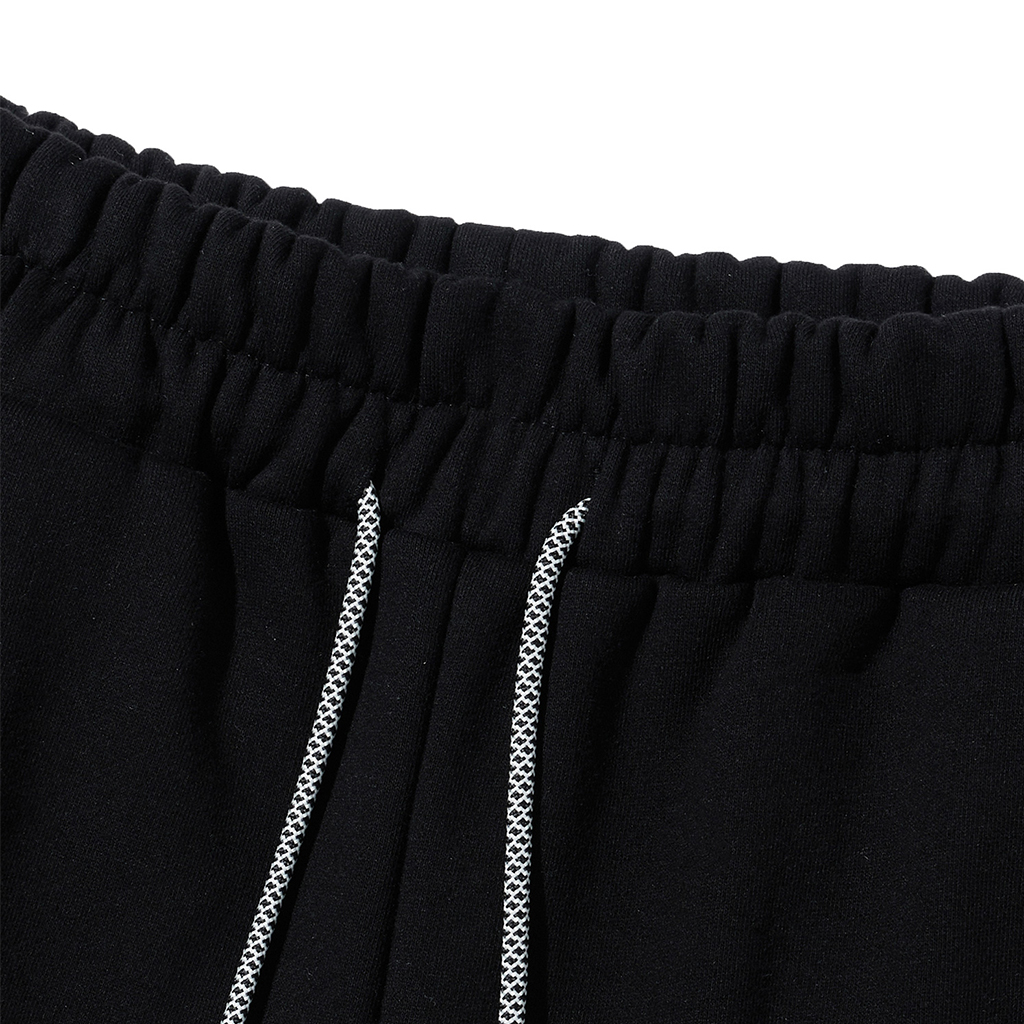 PATCH GRAPHICS SWEAT PANTS - BLACK | ファッション通販サイト NUGU