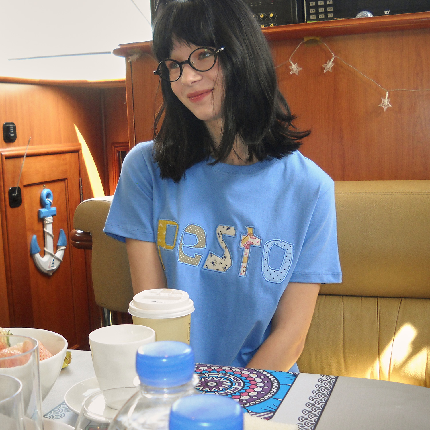 PESTO PATCHWORK T-SHIRT DOLPHIN