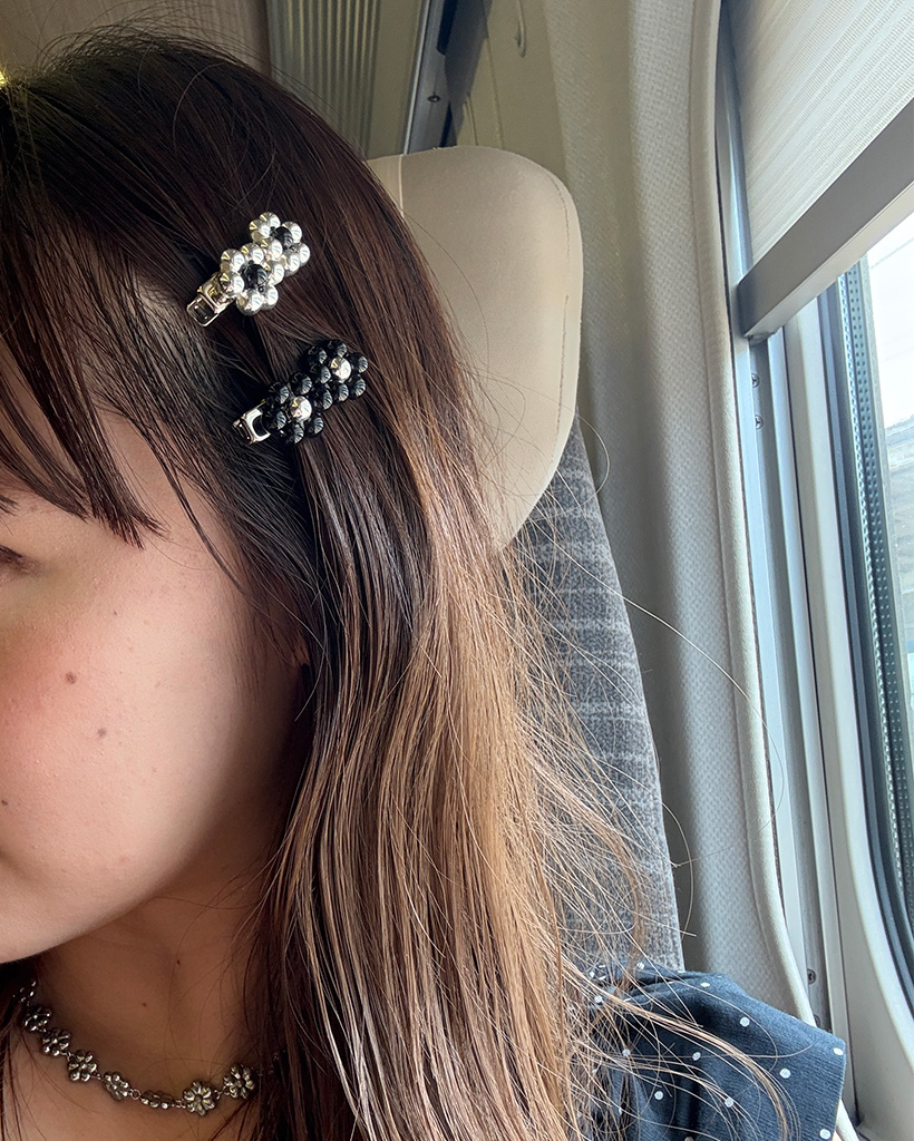 yuuuuページ ダブルフラワーヘアピン | ファッション通販サイト NUGU