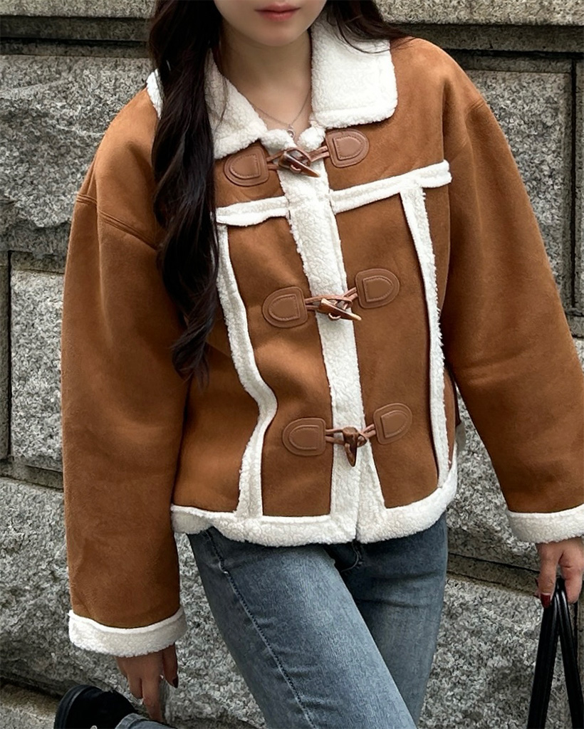 クロップドダッフルムートンジャケット | ファッション通販