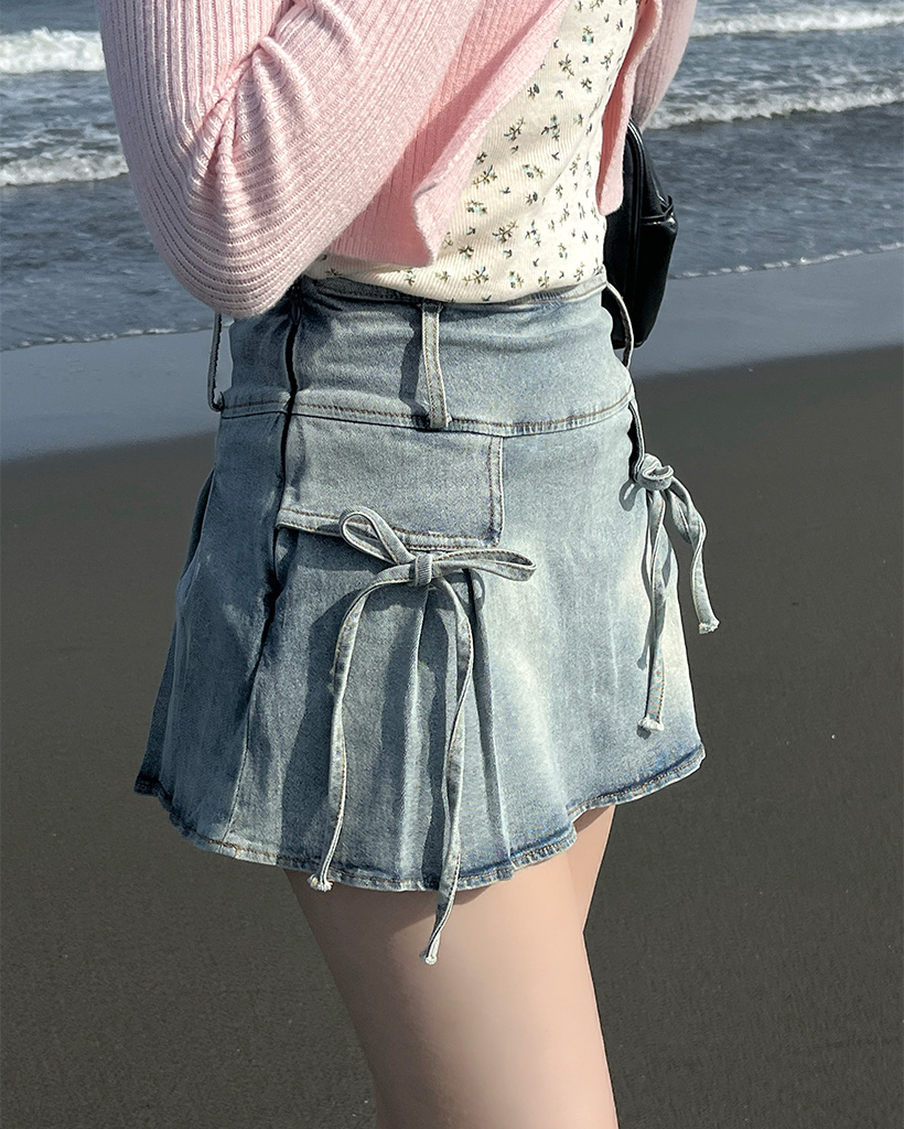 リボンポケットミニスカート | ファッション通販サイト NUGU