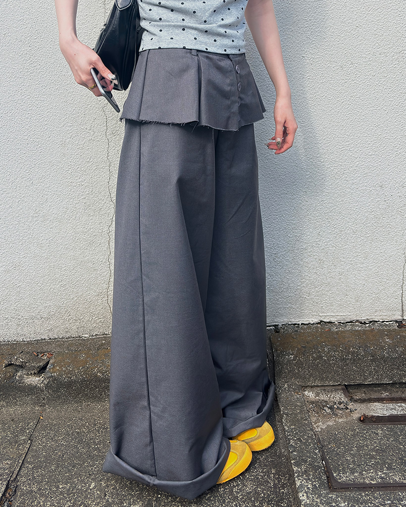 dietbutcher 23aw  レイヤードスラックス dietbutcher 23aw レイヤードスラックス dietbutcher 23aw