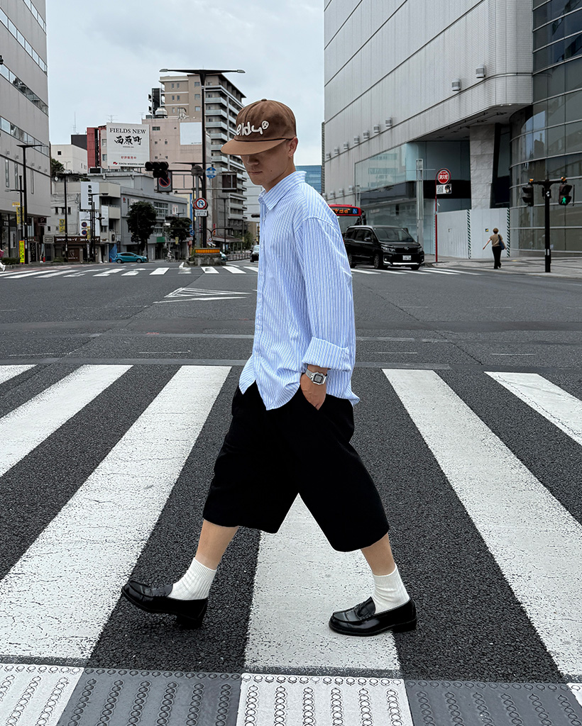 ストライプ オーバーサイズストライプシャツ | ファッション通販サイト NUGU
