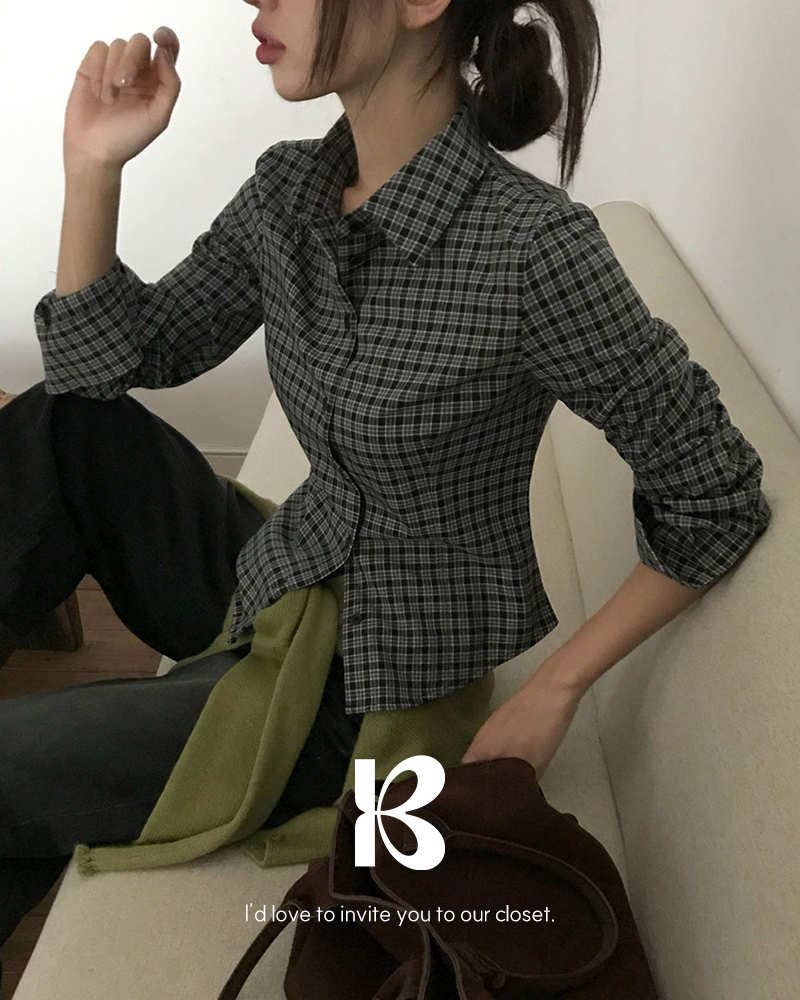 [ORIGINAL]トリックスリムフィットチェックシャツ