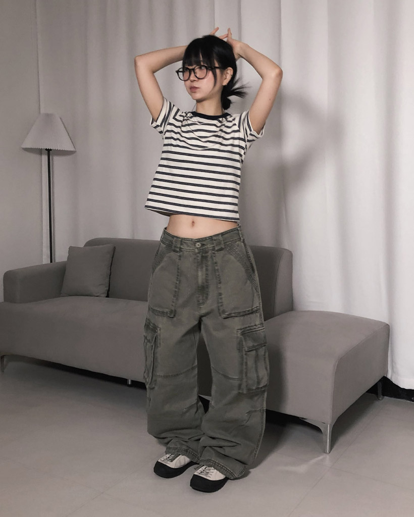 ワイドカーゴパンツ ワイドカーゴパンツ | ファッション通販サイト NUGU