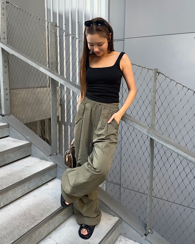 ナイロンオーバーフィットジョガーパンツ | ファッション通販