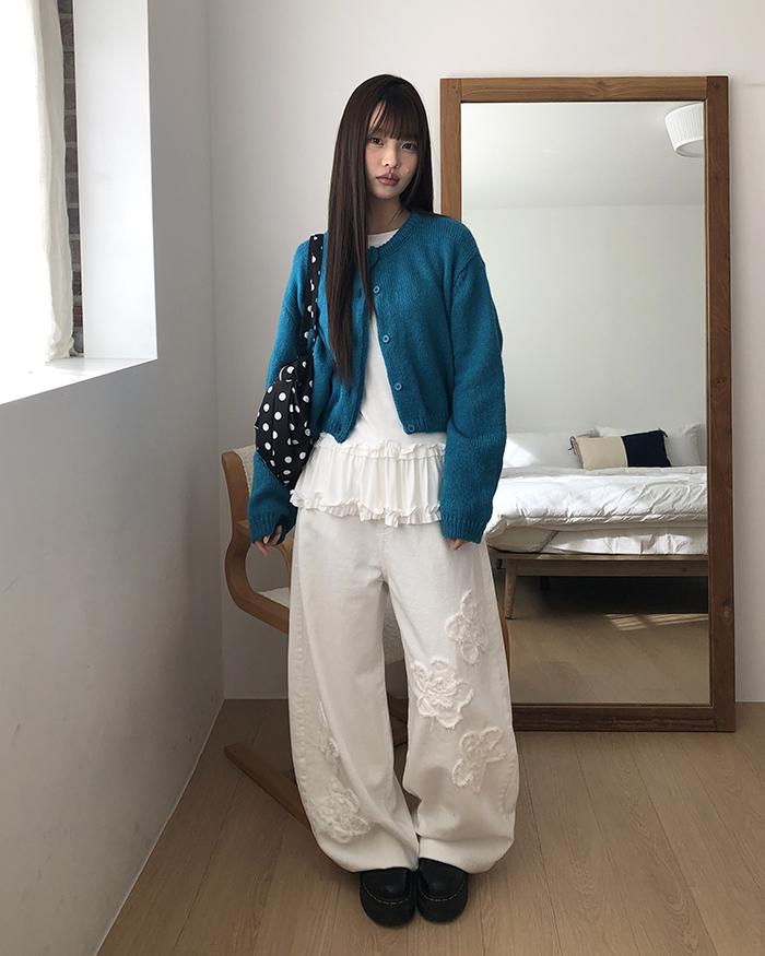 フラワー バルーン ワイドパンツ | ファッション通販サイト NUGU