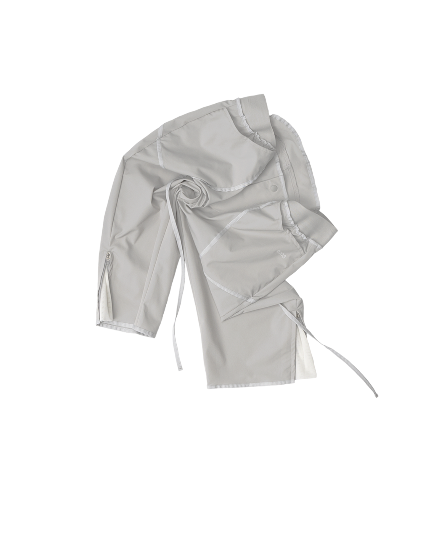 Strap Trimming Capri Pants / Grey | ファッション通販サイト NUGU Strap Trimming Capri Pants / Grey | ファッション通販サイト NUGU
