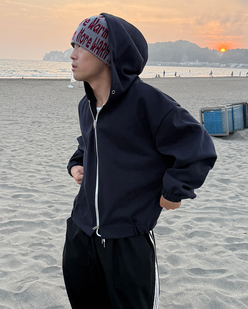 ショートスウェットジップパーカー | ファッション通販サイト NUGU