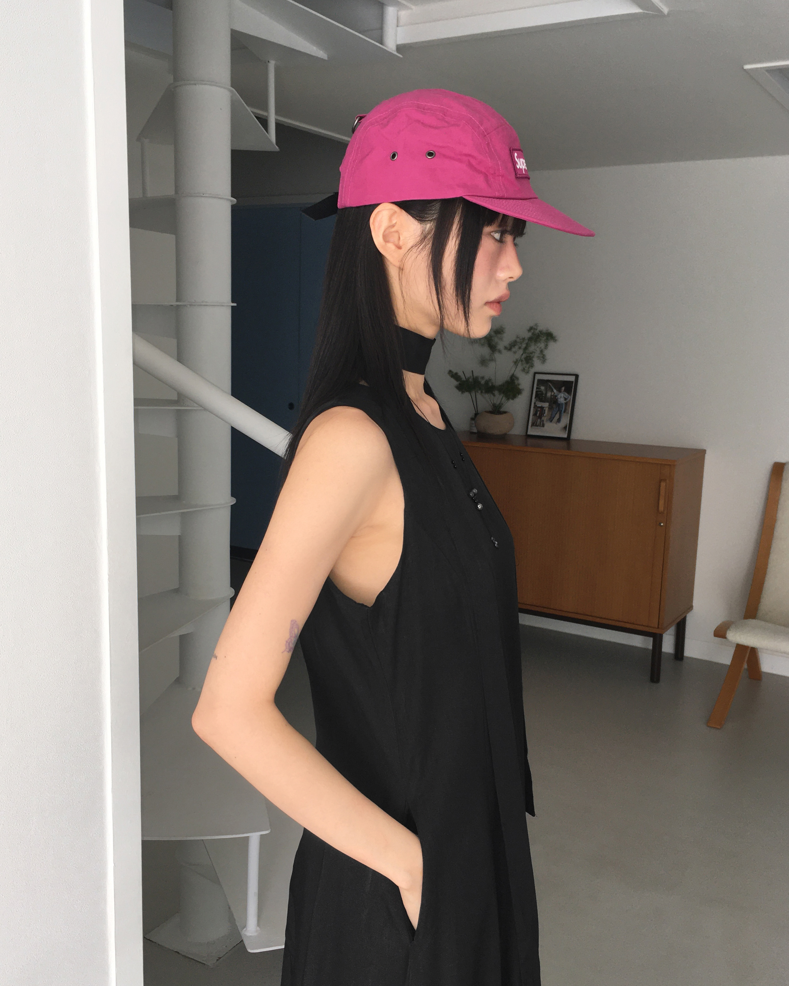 ナイロンバルーンノースリーブワンピース | ファッション通販