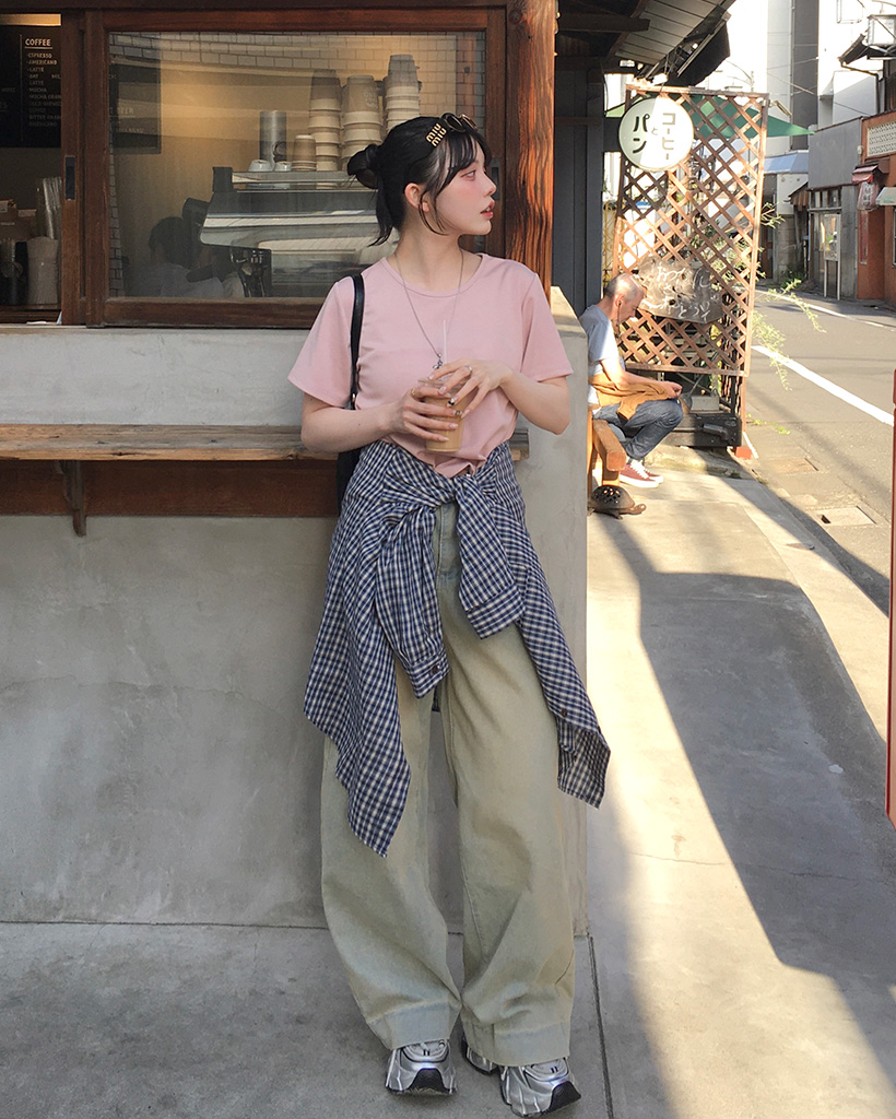 ウォッシュワイドフィットデニムパンツ | ファッション通販サイト NUGU