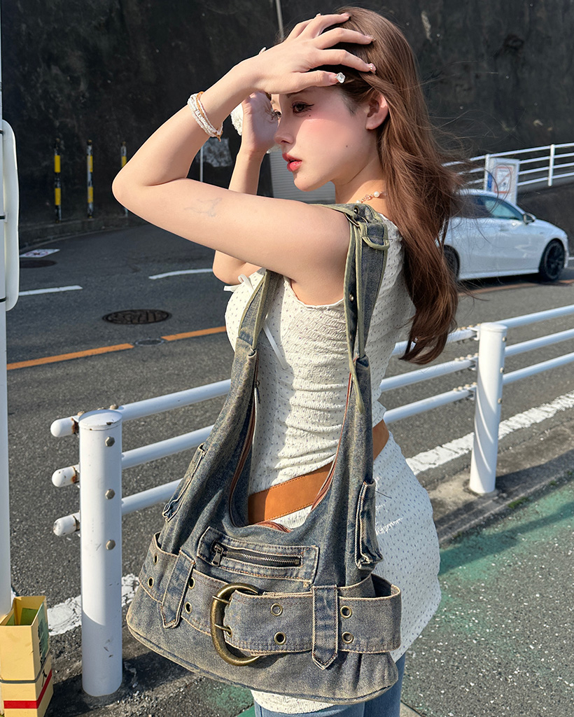 ベルトデニムショルダーバッグ | ファッション通販サイト NUGU