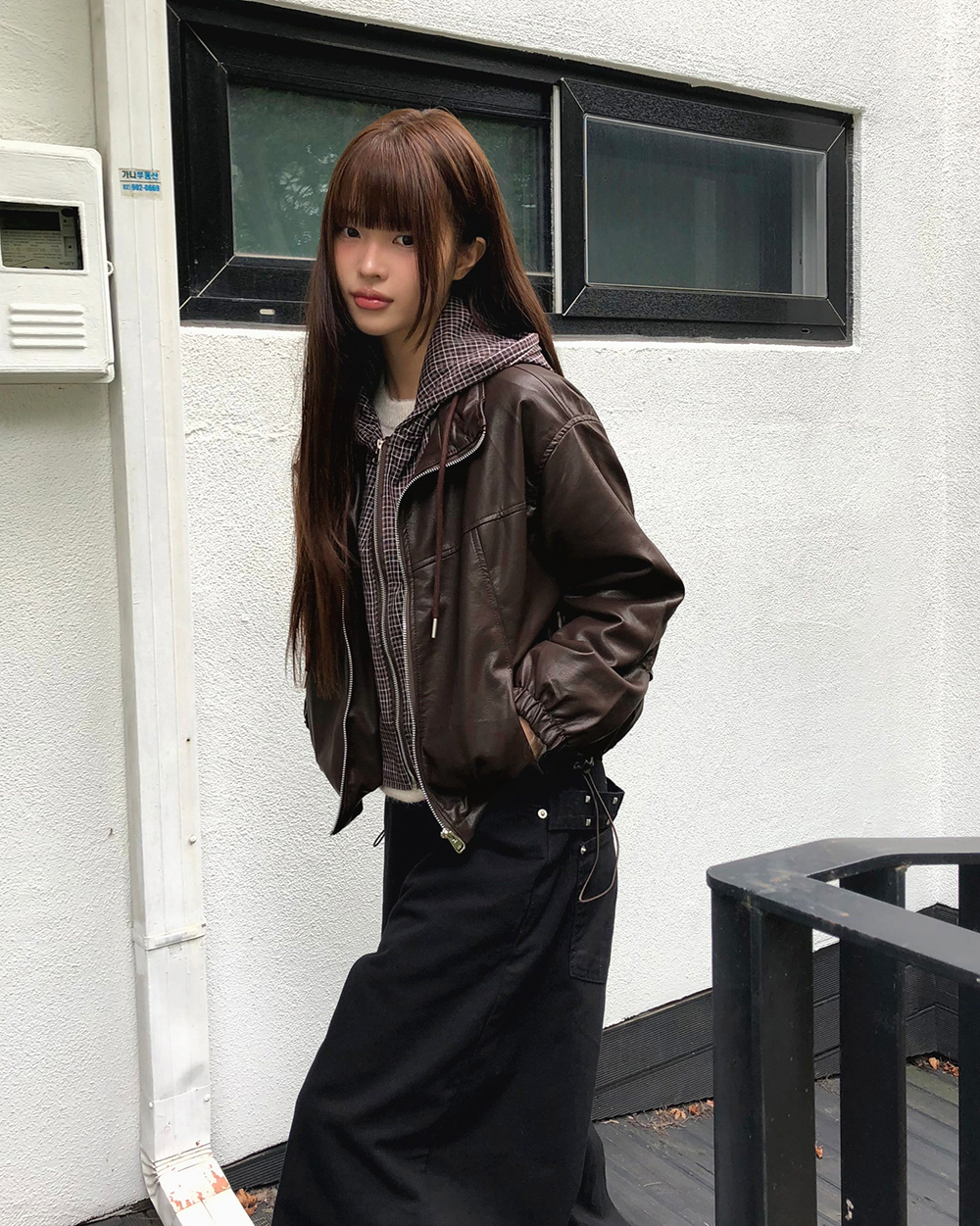 現行タグ◎バーバリー　チュニックパーカー　チェックパネル　フード　ブラック　黒 チェックストリングフード付きパーカー | ファッション通販