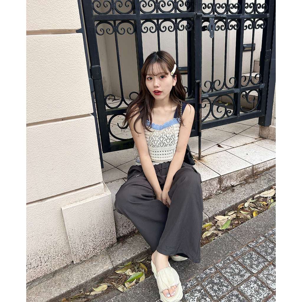 タック入りスラックス | ファッション通販サイト NUGU