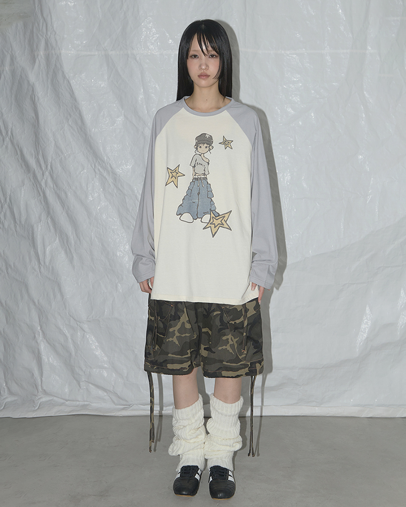 Pony Star Long Sleeve (Gray) F25QB095 | ファッション通販