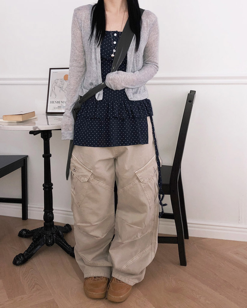 新品未使用DSC / 二浴染めカーゴワイドパンツ ベージュ 38 unisex]カーゴワイドパンツ | ファッション通販サイト NUGU