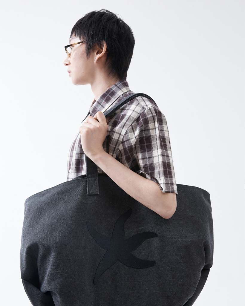 TCM starfish tote bag (black) | ファッション通販サイト NUGU
