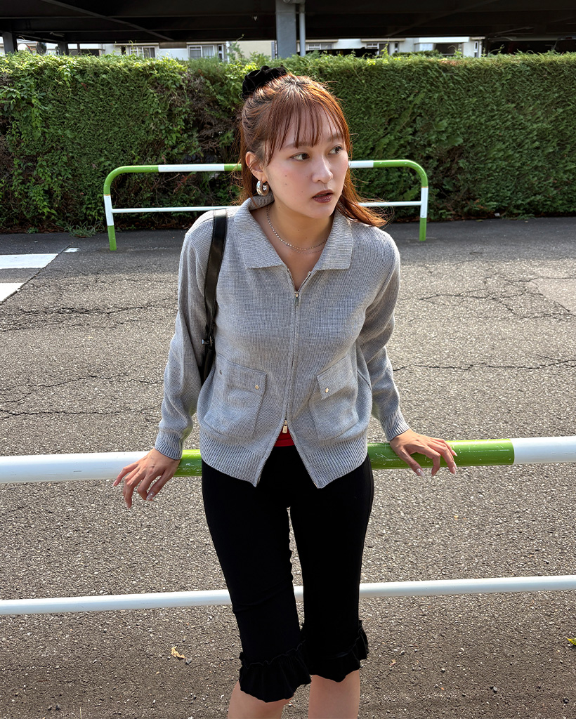 フラップポケットダブルジップニット | ファッション通販サイト NUGU