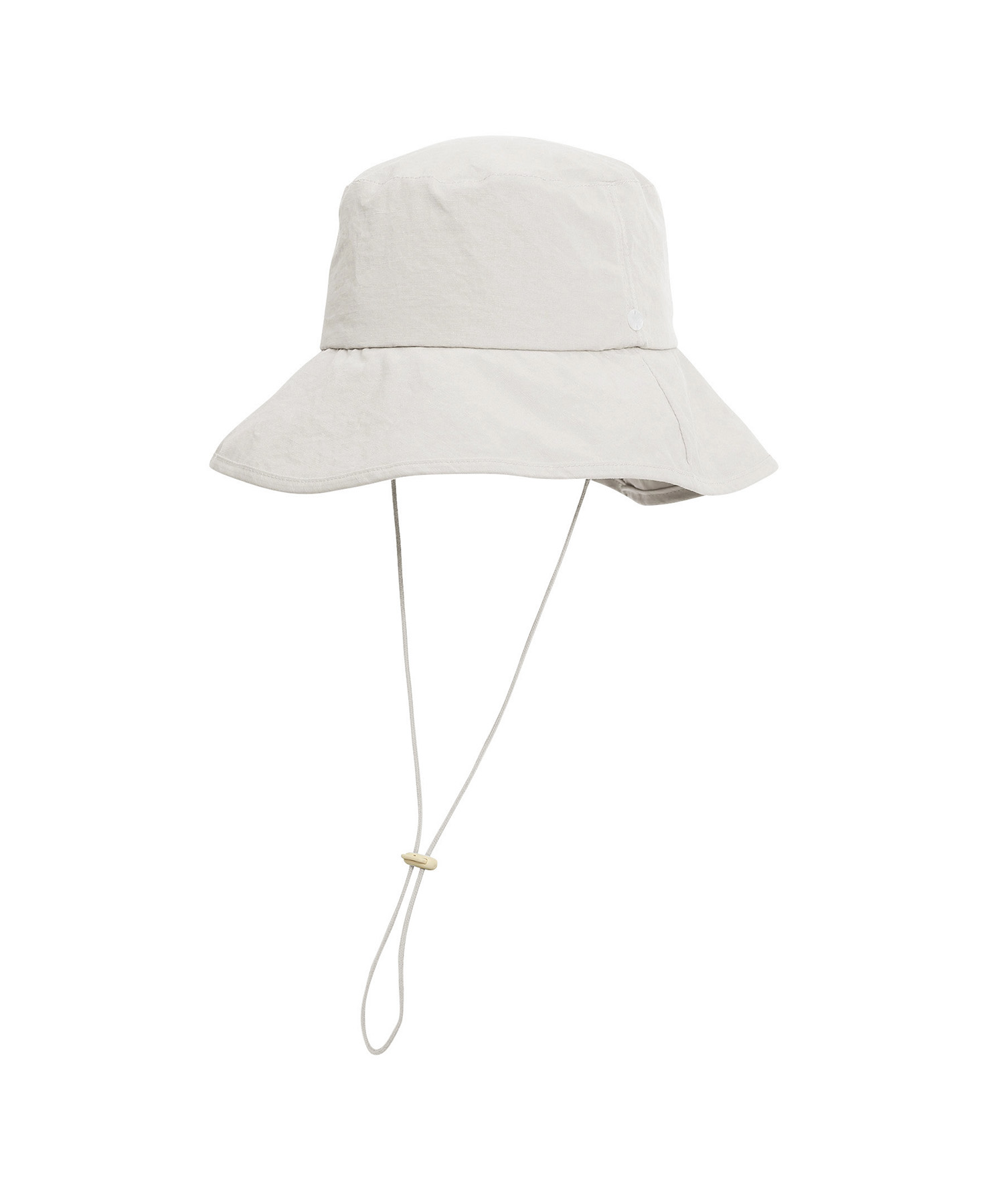 FOLD BUCKET / LINEN STRING / L GREY(オールシーｽﾞンﾊﾞケット