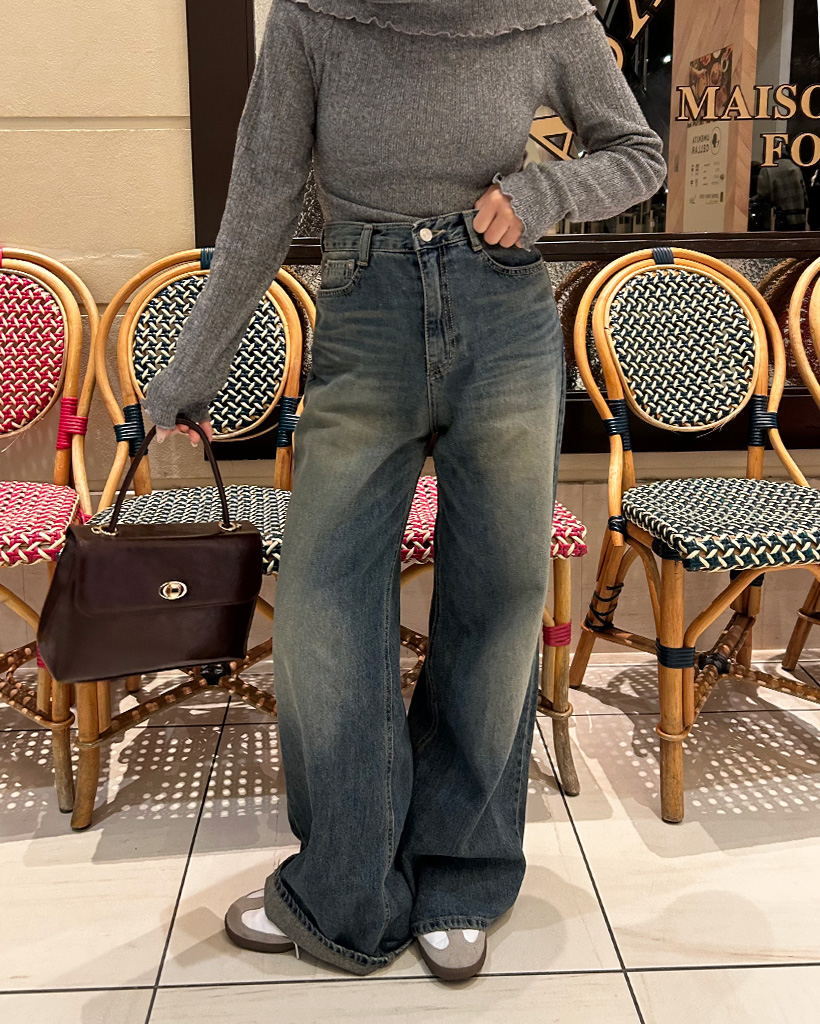 ウォッシングルーズフィットデニム | ファッション通販サイト NUGU