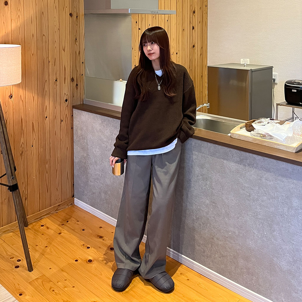 ピンタックワイドスラックス ピンタックワイドスラックス（スラックス）｜Johnbull