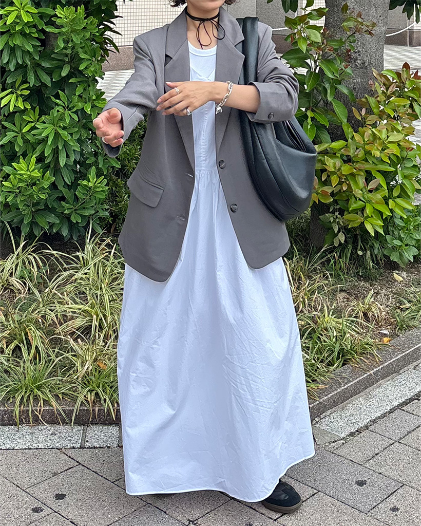 GINZA TAILOR　ウール　テーラードジャケット　総裏　Shahmina セットアップ対応】メランジジャージ＆ナイロンレーヨンポンチ