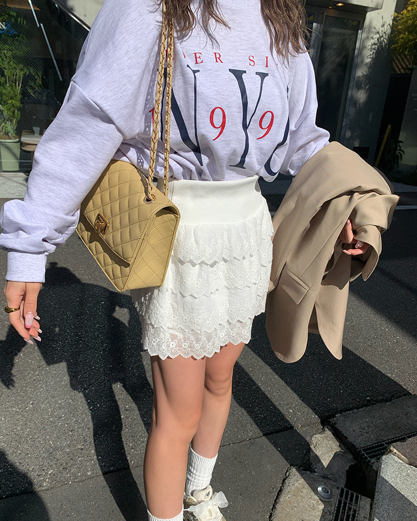 Muumuuミニ　スカート　オフホワイト スカート - オフホワイト | ZARA Japan / 日本