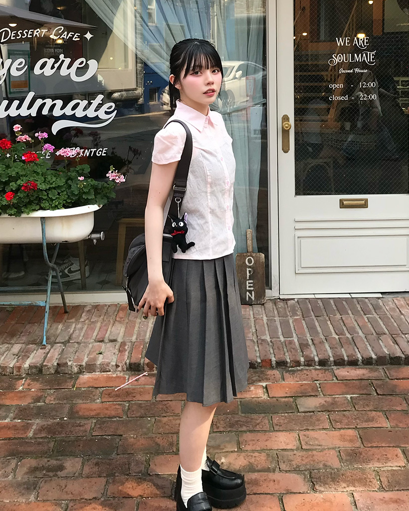 ゆめM me eme ベルトセット　チェック　プリーツ　スコート M me eme／Belt set check pleated scoat (eme10327) | All Item
