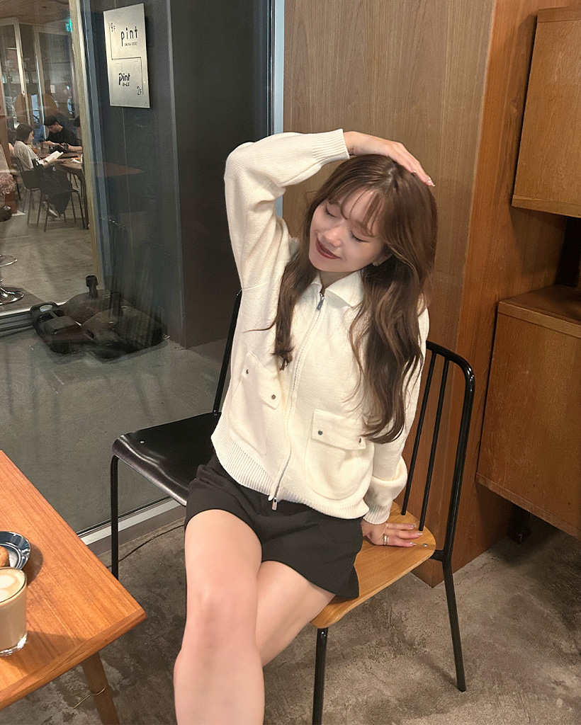 カラーダブルジップアップジャケット | ファッション通販サイト NUGU