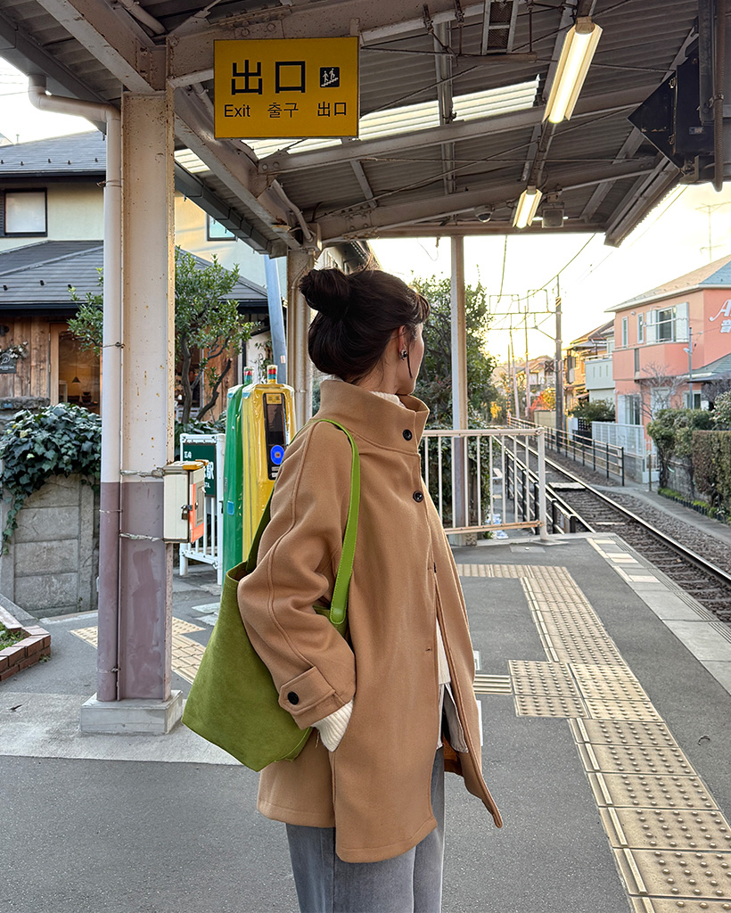 ハイネックハーフコート | ファッション通販サイト NUGU