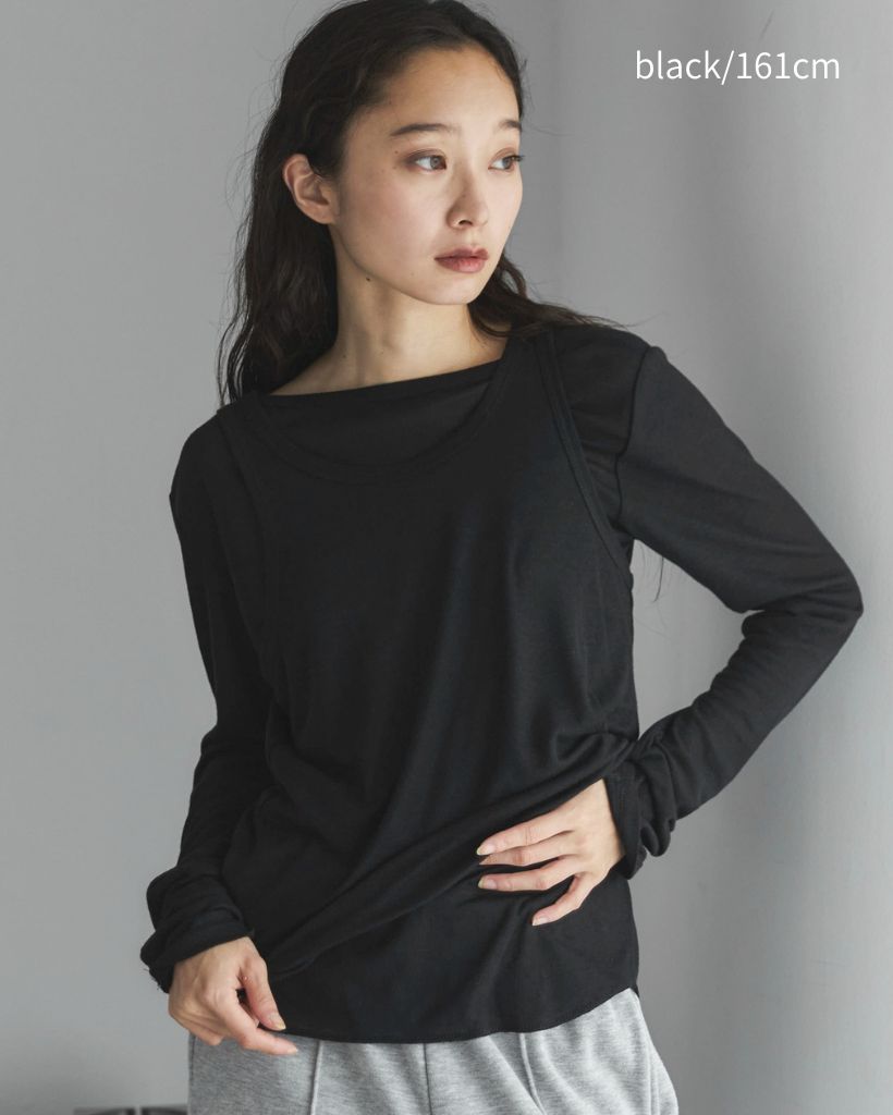 タンクレイヤードシアーロンTee | ファッション通販サイト NUGU