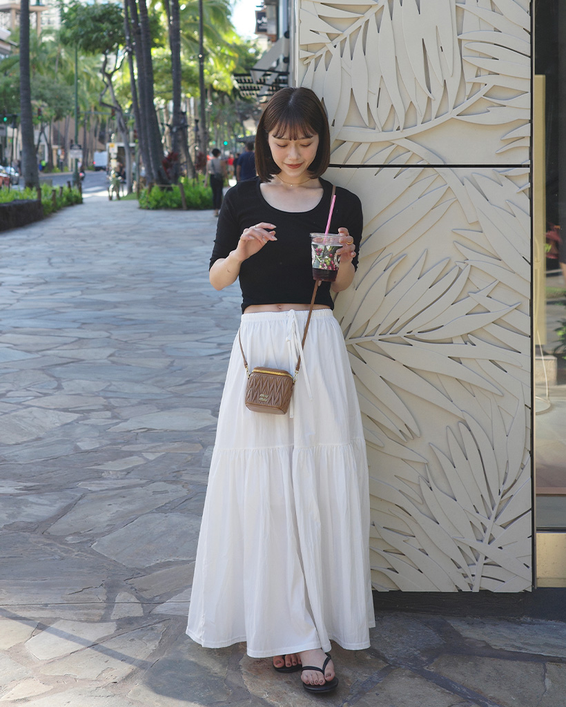 値下げ！ma couleur マクルールロングティアードスカート美品 値下げ！ma couleur マクルールロングティアードスカート美品
