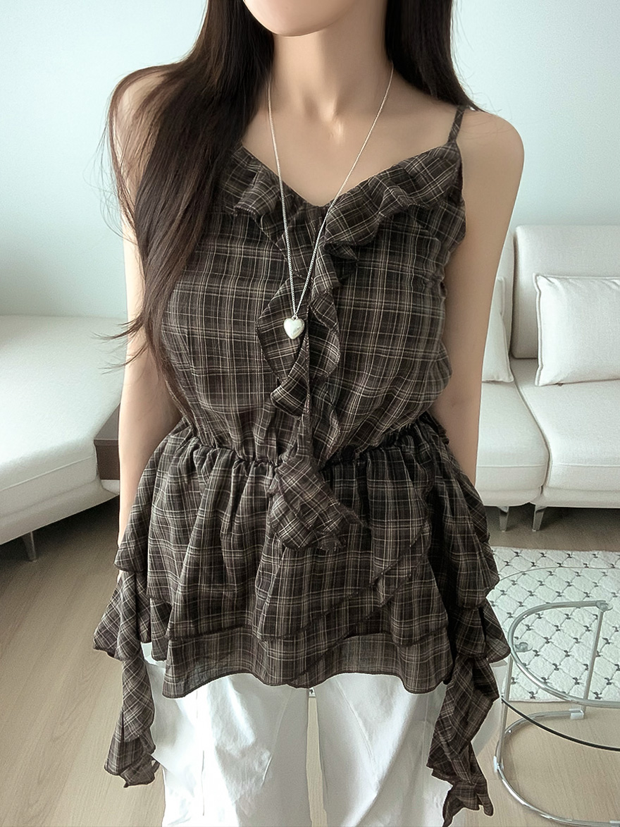 セルフォード　ネイビー フリル　ノースリーブ　ベスト　ジレ　卒業式　入学式に CELFORD｜フリルスリーブジレ | Rakuten Fashion(楽天